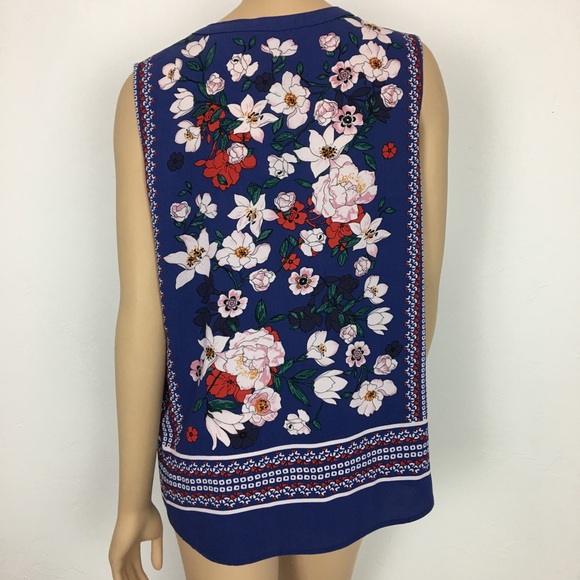 NWT Market and Spruce Stitch Fix Floral Tank Large - Picture 5 of 8